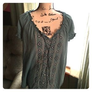 Gorgeous Bohemian style cotton shirt
